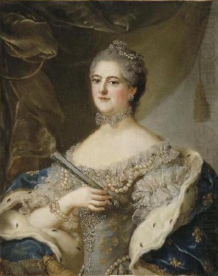 Jjean-Marc nattier elisabeth-Alexandrine de Bourbon-Conde, Mademoiselle de Sens china oil painting image